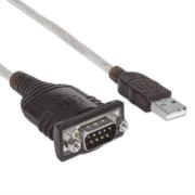 MANHATTAN - Convertidor Manhattan USB a Serial DB9M 45cm Bolsa