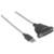 MANHATTAN - Convertidor Manhattan para Impresora USB-A a Paralelo DB25 Color Plata