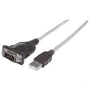 MANHATTAN - Convertidor Manhattan USB a Puerto Serial 1.8m