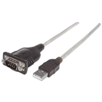 MANHATTAN - Convertidor Manhattan USB a Puerto Serial 1.8m