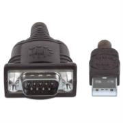 MANHATTAN - Convertidor Manhattan USB a Puerto Serial 1.8m