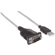 MANHATTAN - Convertidor Manhattan USB a Puerto Serial 1.8m