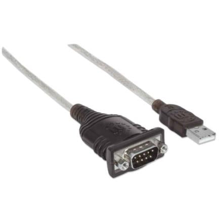 MANHATTAN - Convertidor Manhattan USB a Puerto Serial 1.8m