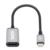MANHATTAN - Adaptador Manhattan USB-C a HDMI 4K-60Hz Aluminio Color Negro