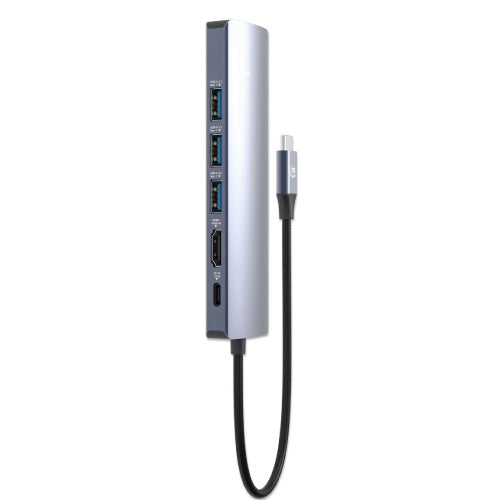 MANHATTAN - Estacion Docking USB-C  MANHATTAN con Hub 6 en 1