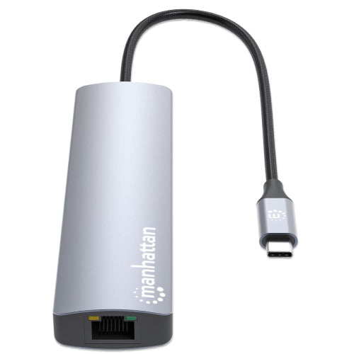 MANHATTAN - Estacion Docking USB-C  MANHATTAN con Hub 6 en 1