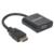 MANHATTAN - Convertidor Manhattan Video HDMI a SVGA Bolsa Color Negro
