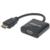MANHATTAN - Convertidor Manhattan Video HDMI a SVGA Bolsa Color Negro