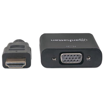 MANHATTAN - Convertidor Manhattan Video HDMI a SVGA Bolsa Color Negro