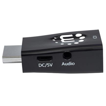 MANHATTAN - Convertidor Manhattan Video HDMI a SVGA+Salida Audio Color Negro