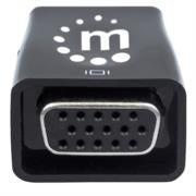 MANHATTAN - Convertidor Manhattan Video HDMI a SVGA+Salida Audio Color Negro