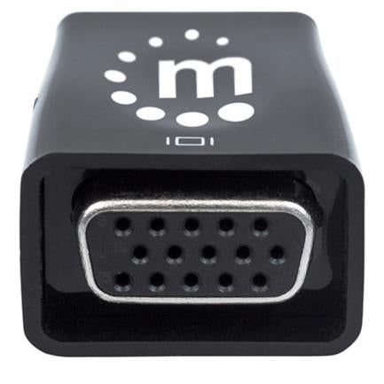 MANHATTAN - Convertidor Manhattan Video HDMI a SVGA+Salida Audio Color Negro