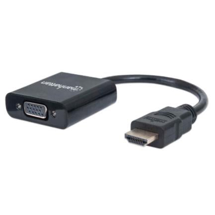 MANHATTAN - Convertidor Video Manhattan HDMI a VGA Color Negro