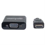 MANHATTAN - Convertidor Video Manhattan HDMI a VGA Color Negro