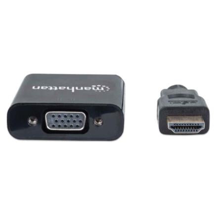 MANHATTAN - Convertidor Video Manhattan HDMI a VGA Color Negro