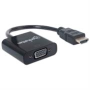 MANHATTAN - Convertidor Video Manhattan HDMI a VGA Color Negro