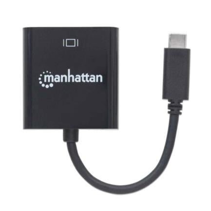 MANHATTAN - Convertidor Manhattan Video USB-C 3.1 a VGA-H Color Negro