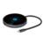 MANHATTAN - Docking Manhattan USB-C a HDMI USB-C PD 3xUSB-A Lector Tarjetas con Base Carga Inalámbrica