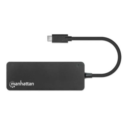 MANHATTAN - Hub Manhattan USB 3.2 Gen1 Tipo C 4 Puertos USB-A