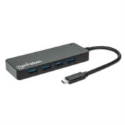 MANHATTAN - Hub Manhattan USB 3.2 Gen1 Tipo C 4 Puertos USB-A