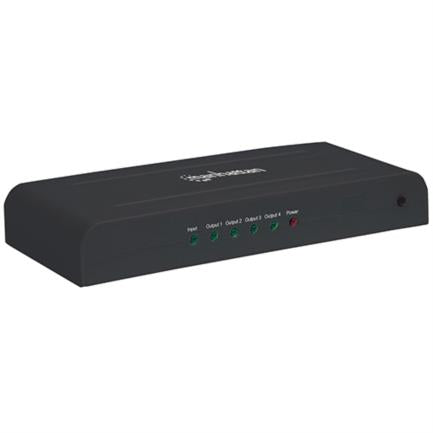 MANHATTAN - Video Splitter Manhattan HDMI 4K UHDTV 4 Puertos Color Negro