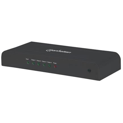 MANHATTAN - Video Splitter Manhattan HDMI 4K UHDTV 4 Puertos Color Negro