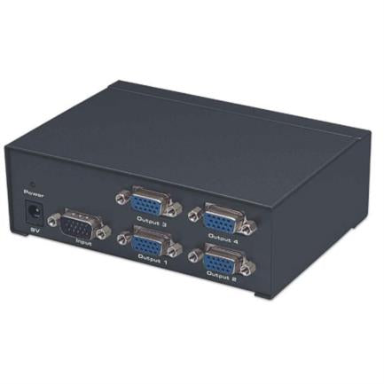 MANHATTAN - Video Splitter Manhattan Profesional 4 Puertos VGA/SVGA/Multisync
