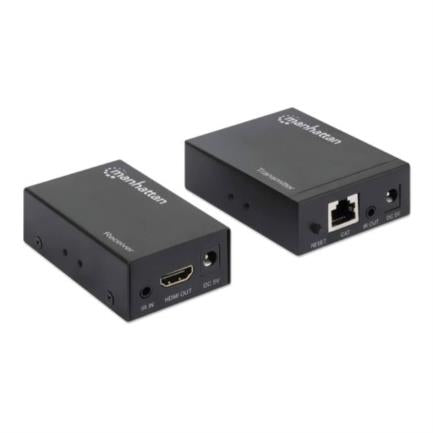 MANHATTAN - Extensor Manhattan Video HDMI sobre Ethernet Vía Cat 6 1080p 50m Color Negro