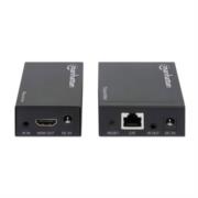 MANHATTAN - Extensor Manhattan Video HDMI sobre Ethernet Vía Cat 6 1080p 50m Color Negro