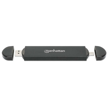MANHATTAN - Gabinete SDD Manhattan USB-A / USB-C M.2 NVMe/SATA