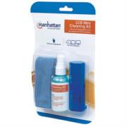 MANHATTAN - Kit Limpieza Manhattan para LCD Solución 60ml Paño y Brocha