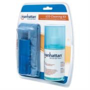 MANHATTAN - Kit Limpieza Manhattan para LCD Solución 200ml Paño y Brocha