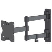 MANHATTAN - Soporte Monitor Manhattan 13" a 27" Pared Movimiento Articulado Color Negro