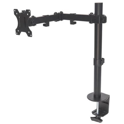 MANHATTAN - Soporte Monitor Manhattan 13" a 32" Escritorio Brazos Doble Articulación Color Negro