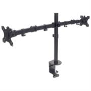 MANHATTAN - Soporte Monitor Manhattan Universal para 2 Monitores 13" a 32" Brazos Doble Articulación Color Negro