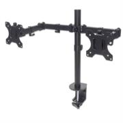 MANHATTAN - Soporte Monitor Manhattan Universal para 2 Monitores 13" a 32" Brazos Doble Articulación Color Negro