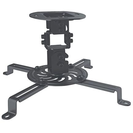 MANHATTAN - Soporte Proyector Manhattan Básico 13.5 Kg Montaje Techo Movimiento Articulado Color Negro