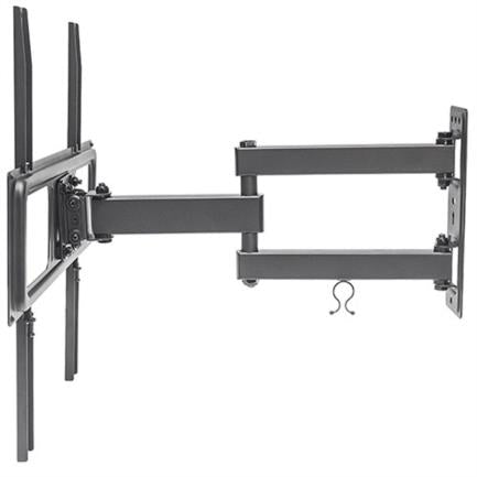 MANHATTAN - Soporte TV Manhattan 32" a 55" 35 Kg Pared Movimiento Articulado Curvas/Planas Color Negro