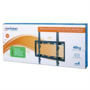 MANHATTAN - Soporte TV Manhattan 32" a 55" 40 Kg Pared Planas Bajo Perfil Color Negro