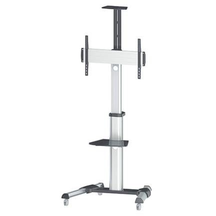 MANHATTAN - Soporte TV Manhattan 37" a 86" de Piso Tipo Carro Planas 50 Kg