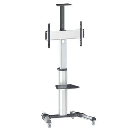 MANHATTAN - Soporte TV Manhattan 37" a 86" de Piso Tipo Carro Planas 50 Kg