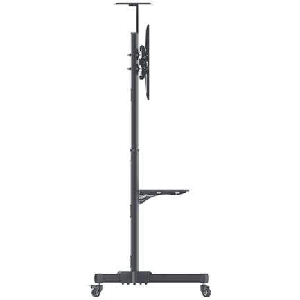 MANHATTAN - Soporte TV Manhattan 37" a 70" de Piso Tipo Carrito Planas Inclinación 50 Kg