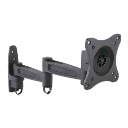 MANHATTAN - Soporte Monitor Manhattan Pared Movimiento Articulado Pantalla Plana 13" a 27" Máximo 15 Kg