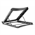 MANHATTAN - Soporte Manhattan Ajustable para Laptop/Tablet 10" a 15.6" Plegable 5 Posiciones Hasta 5 Kg Color Negro