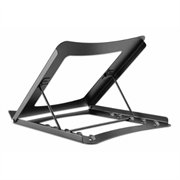 MANHATTAN - Soporte Manhattan Ajustable para Laptop/Tablet 10" a 15.6" Plegable 5 Posiciones Hasta 5 Kg Color Negro