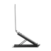 MANHATTAN - Soporte Manhattan Ajustable para Laptop/Tablet 10" a 15.6" Plegable 5 Posiciones Hasta 5 Kg Color Negro