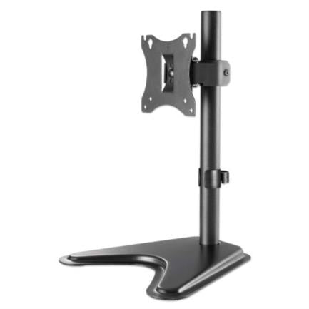 MANHATTAN - Soporte Monitor Manhattan de Escritorio para LCD 17" a 27" Hasta 7kg Inclinación/Altura Ajustable Color Negro