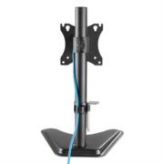 MANHATTAN - Soporte Monitor Manhattan de Escritorio para LCD 17" a 27" Hasta 7kg Inclinación/Altura Ajustable Color Negro