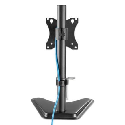 MANHATTAN - Soporte Monitor Manhattan de Escritorio para LCD 17" a 27" Hasta 7kg Inclinación/Altura Ajustable Color Negro