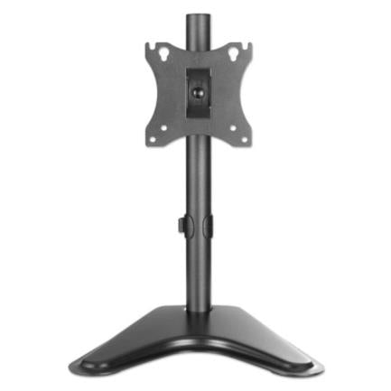 MANHATTAN - Soporte Monitor Manhattan de Escritorio para LCD 17" a 27" Hasta 7kg Inclinación/Altura Ajustable Color Negro